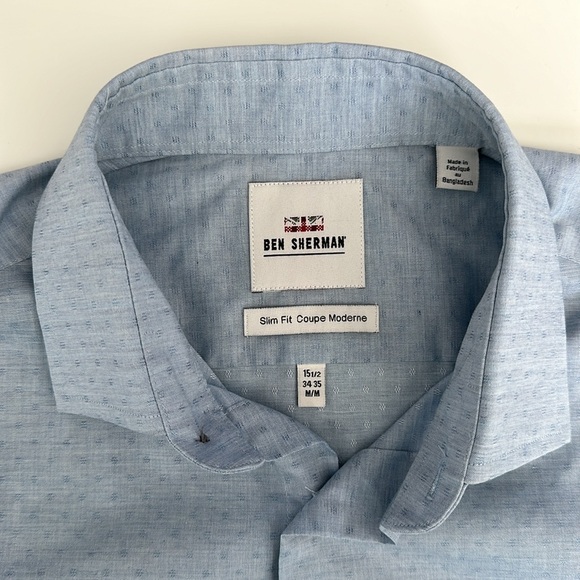 Ben Sherman Slim Fit Long Sleeve Shirt - Picture 3 of 7